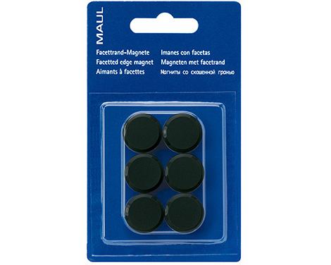 MAUL Magnete 20mm 6176290 schwarz 6 Stück