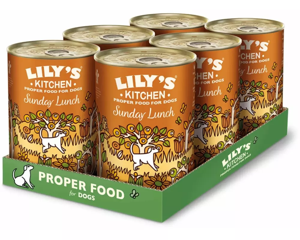 Lily's Kitchen Nassfutter Sunday Lunch, 6 x 400 g