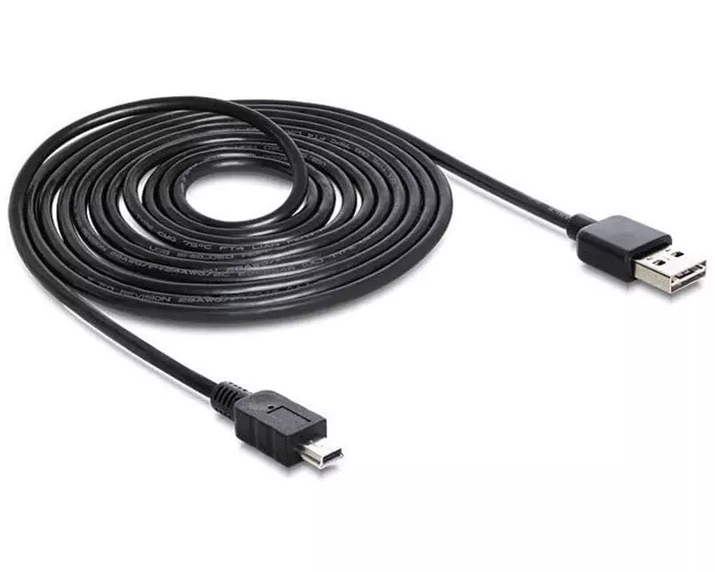 Delock USB 2.0-Kabel EASY-USB USB A - Mini-USB B 5 m