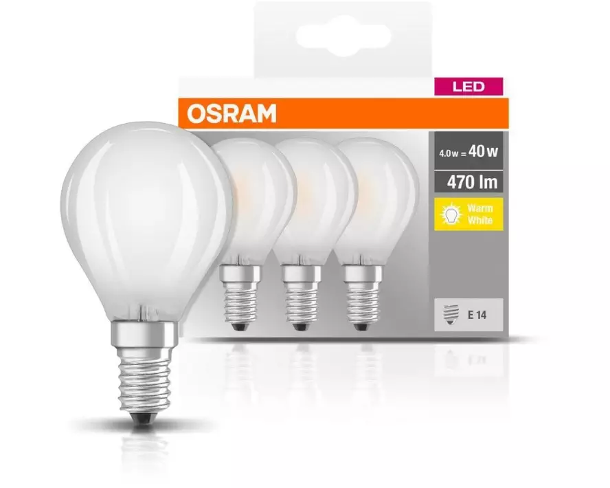 OSRAM Lampe Base Retro, 4W, E14 Warmweiss (WW)