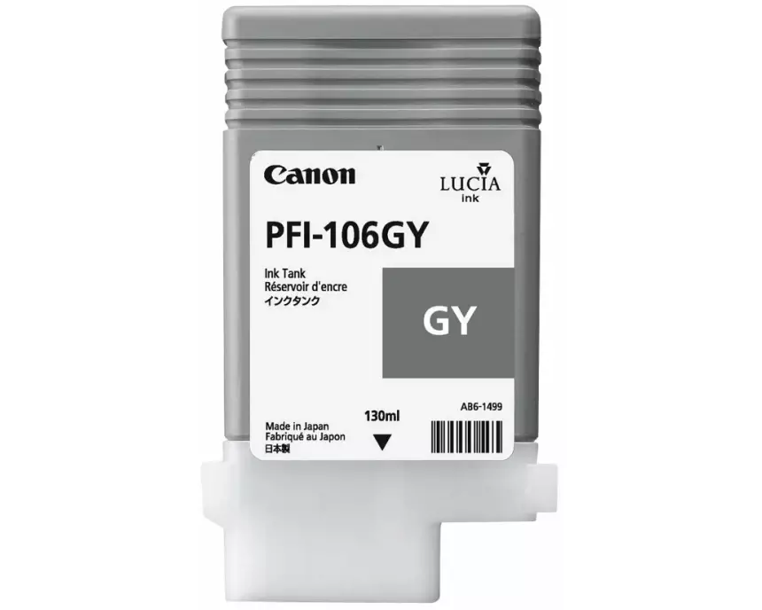 CANON PFI-106PGY Ink photo grey Std Capacity 130 ml