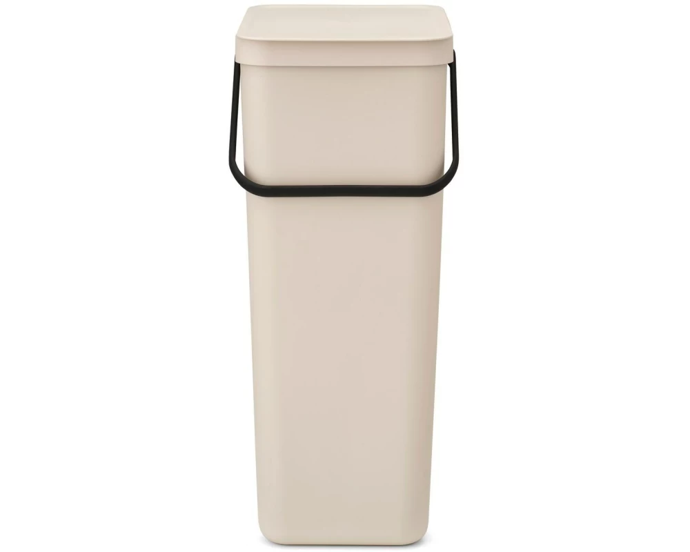 Brabantia Recyclingbehälter Sort & Go 40 l, Beige