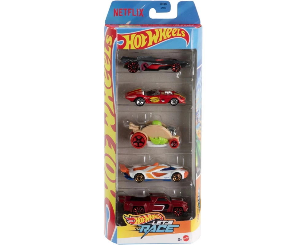 Hot Wheels Rennwagen Hot Wheels Lets Race 5er-Pack