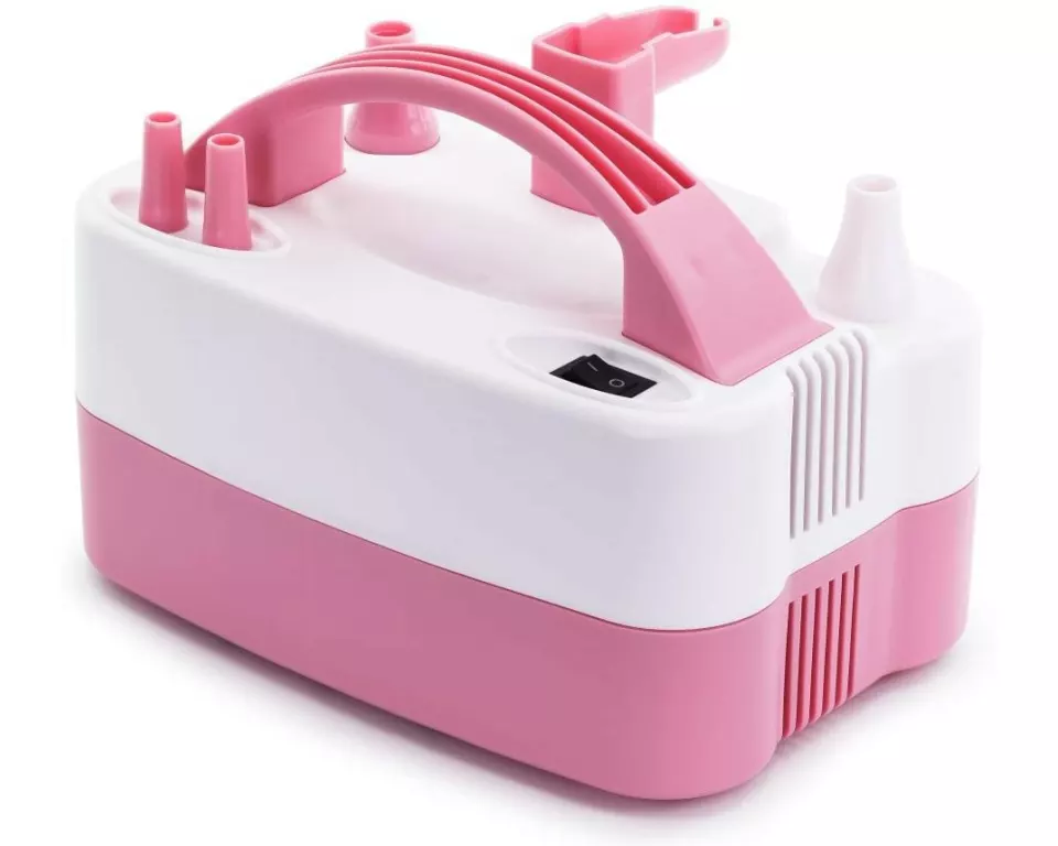 Partydeco Pumpe für Luftballons elektrisch doppelt 2 Ausgänge