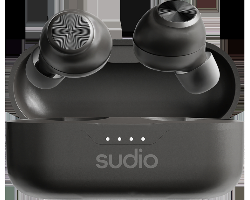 SUDIO Wireless Earbuds T3BLK T3, Black, Wireless