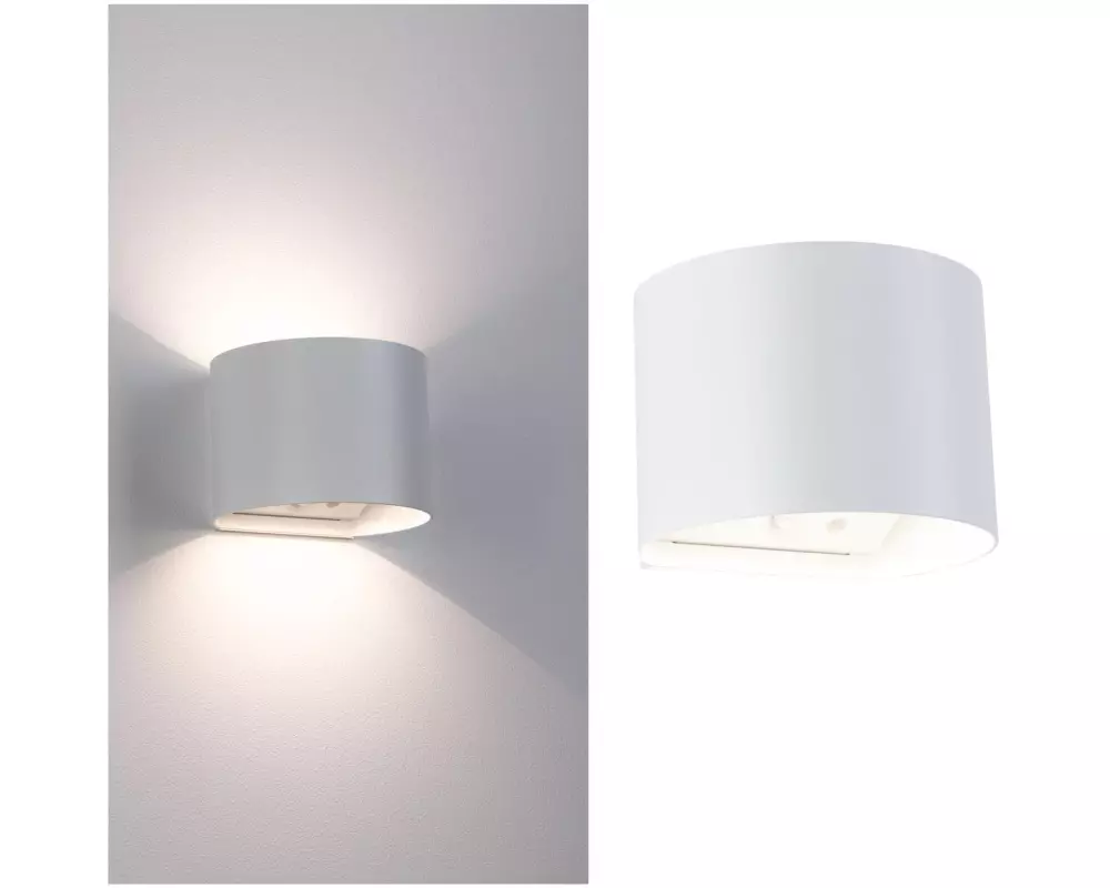 Paulmann Akkuwandleuchte Nyora IP44, Weiss