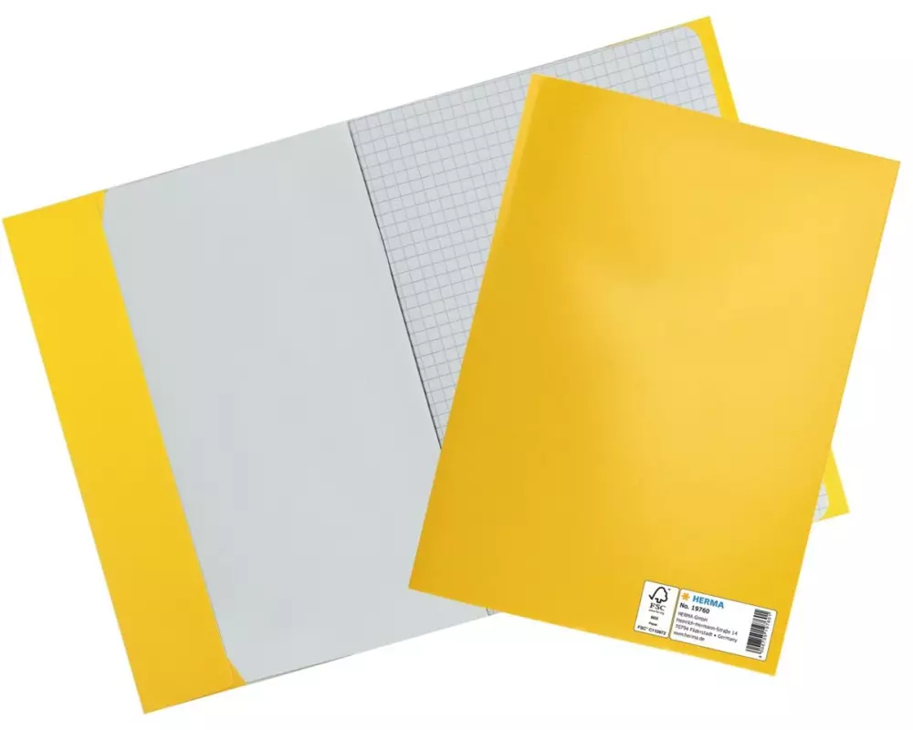 HERMA Einbandpapier A5 Gelb