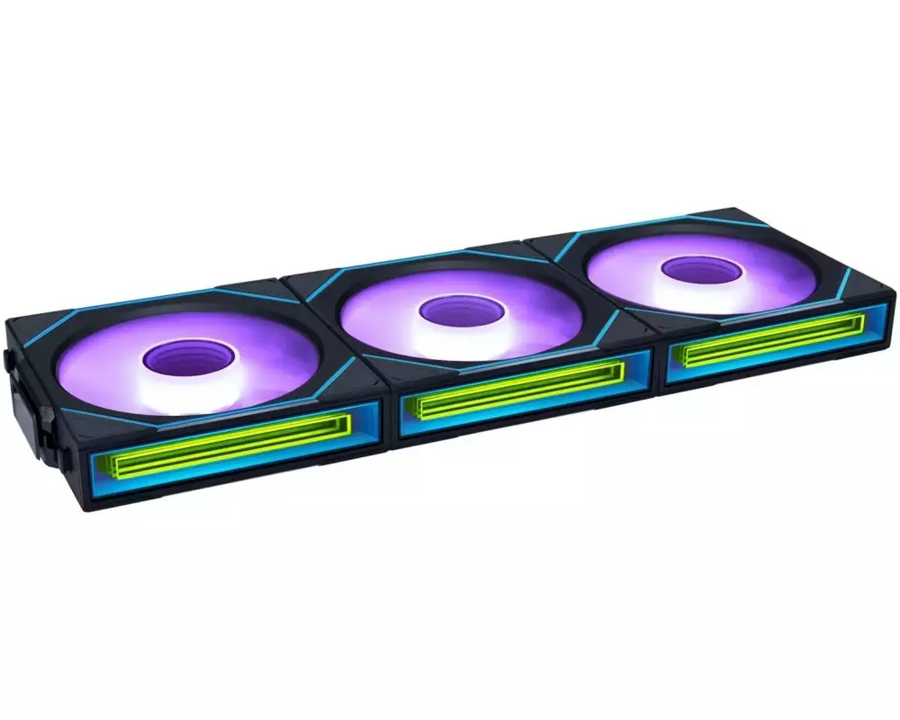 Lian Li PC-Lüfter UNI FAN SL120 RGB 3er-Pack, schwarz