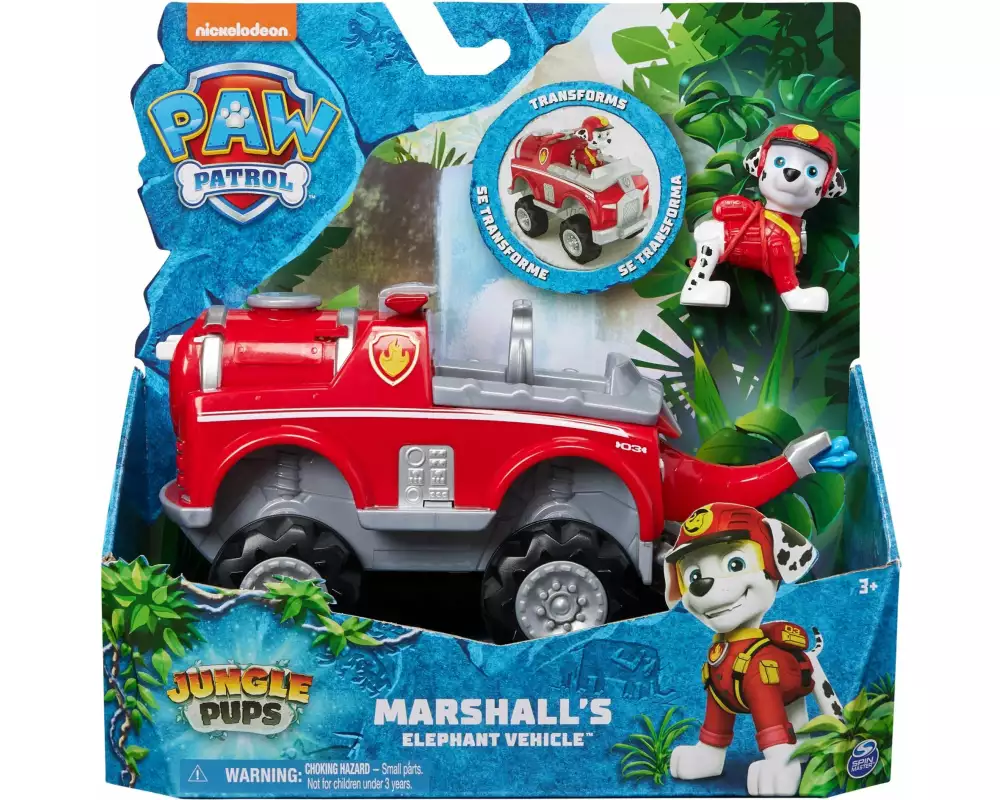 Spinmaster Paw Patrol Jungle Pups Vehicle Marshall