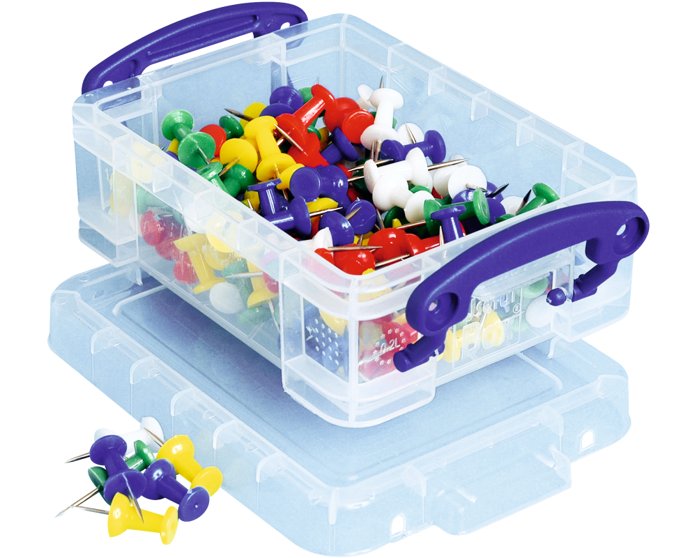 Really Useful Box Aufbewahrungsbox Transparent, 0.2 l