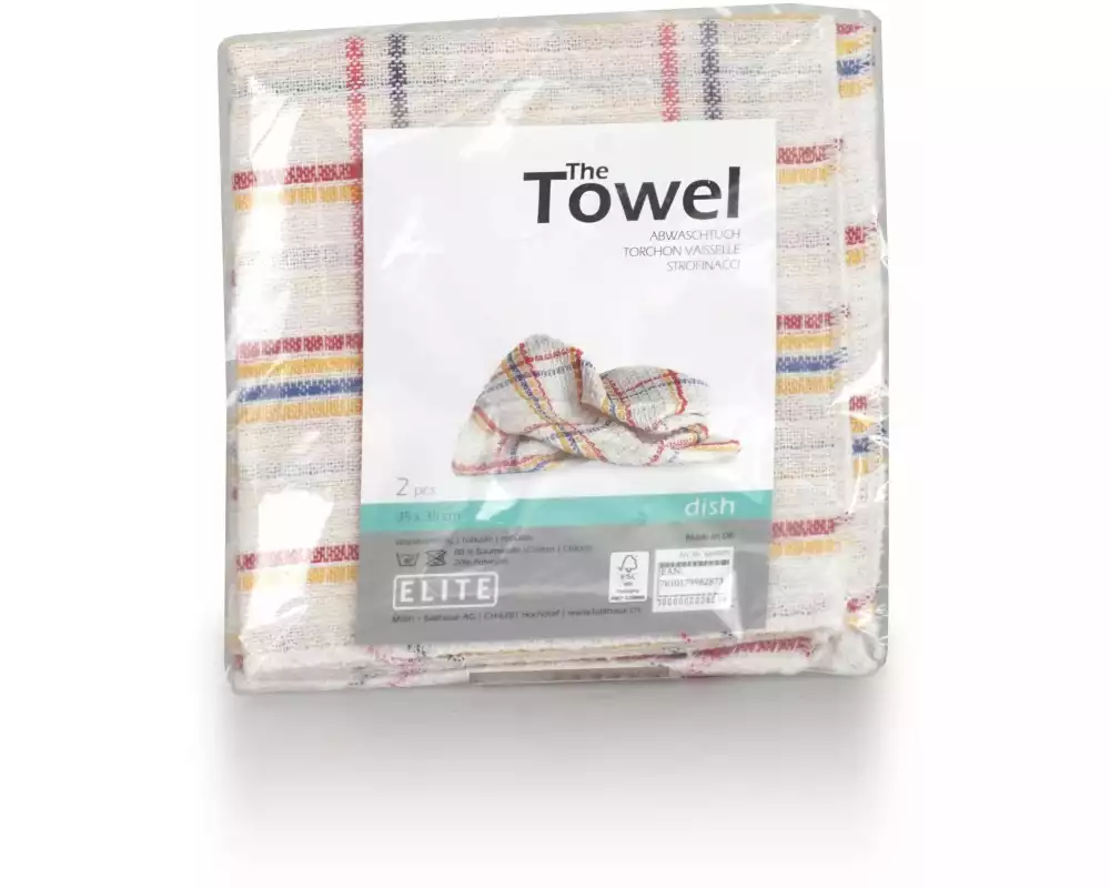 Elite Abwaschlappen 2 Stück, Weiss