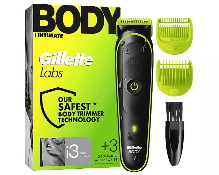 Gillette Labs Body + Intimate Trimmer i3