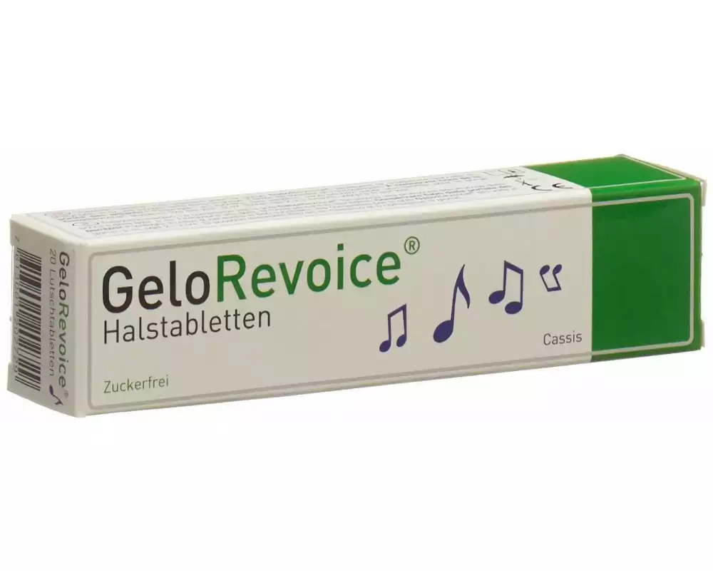 GeloRevoice Halstabletten Cassis-Menthol 20 Stück