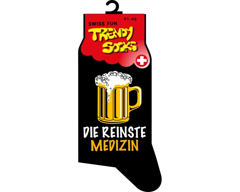 Trendcompany Socken Bier Medizin 41-46