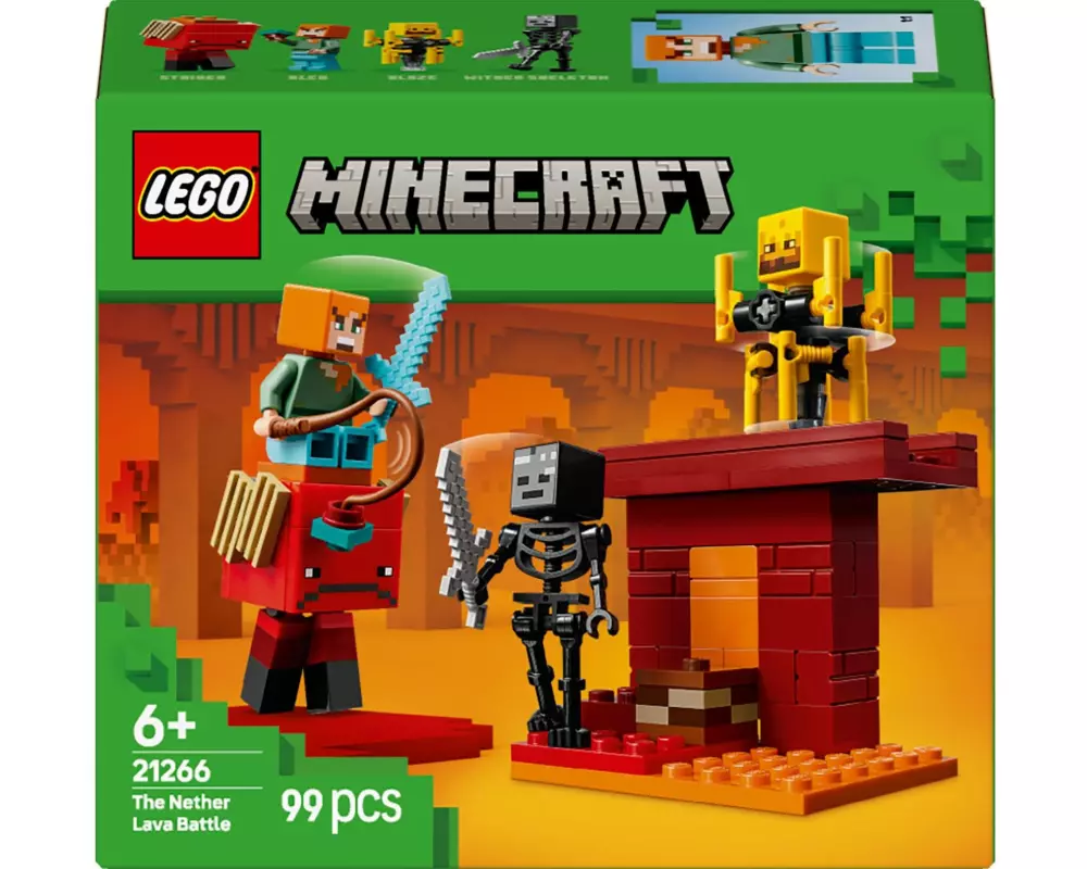 LEGO® Minecraft Das Lava-Duell im Nether 21266