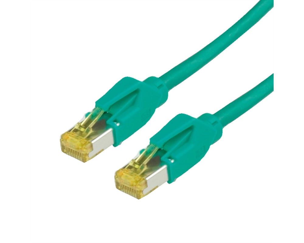 DRAKA Patchkabel Cat.6A (Class EA) S/FTP, UC900 TM31, LSOH, grün, 1 m
