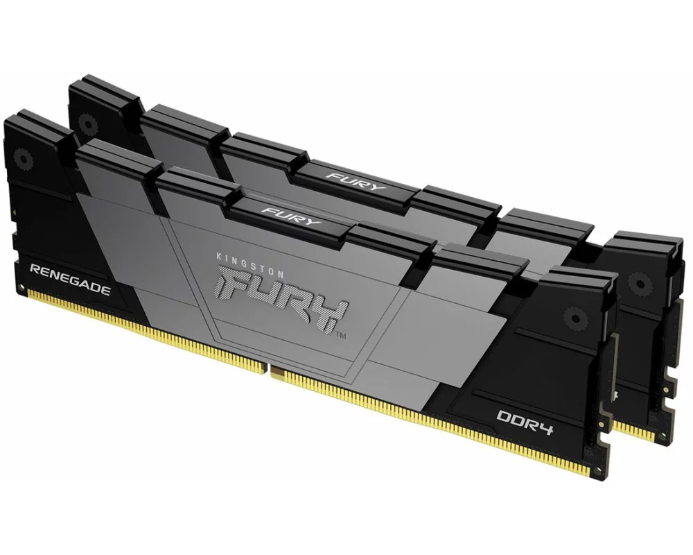Kingston 64GB,3200MT/s, DDR4, CL16,DIMM, Kit of 2,FURYRenegade,Black
