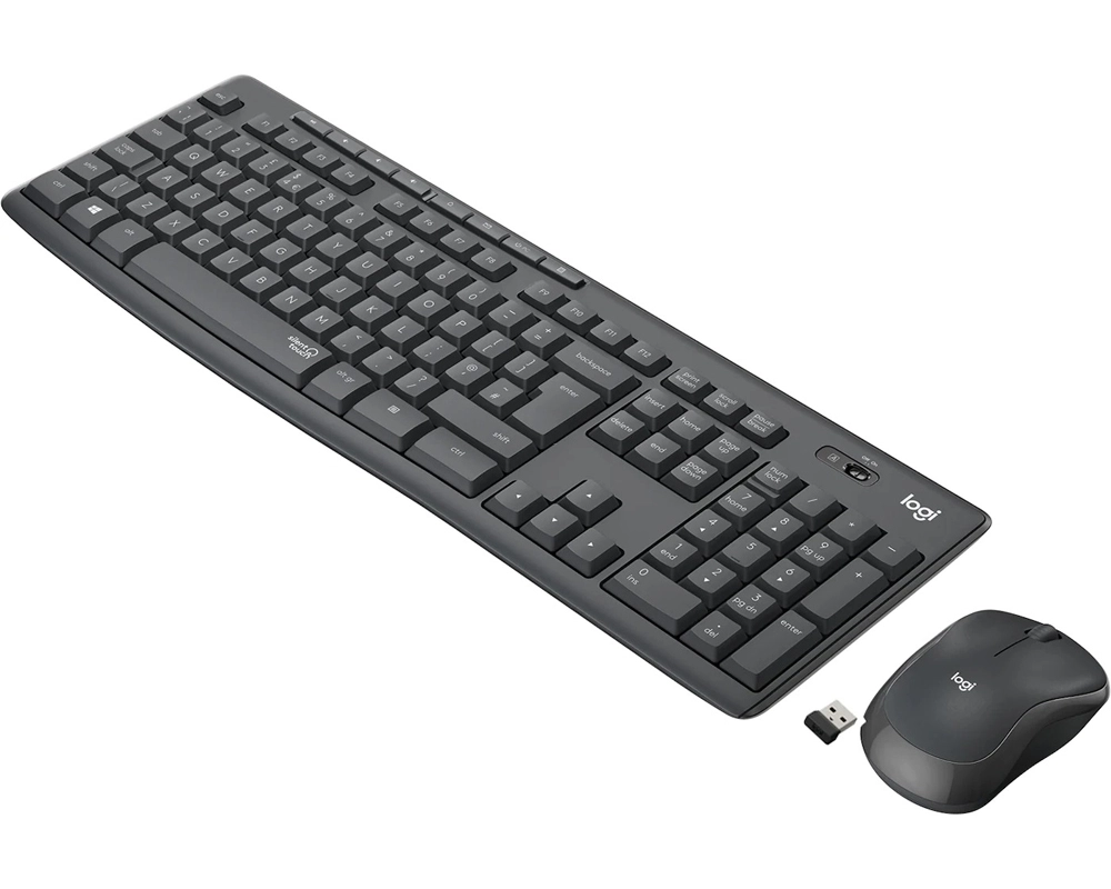 MK295 Silent Wireless Combo OFF WHITE DE
