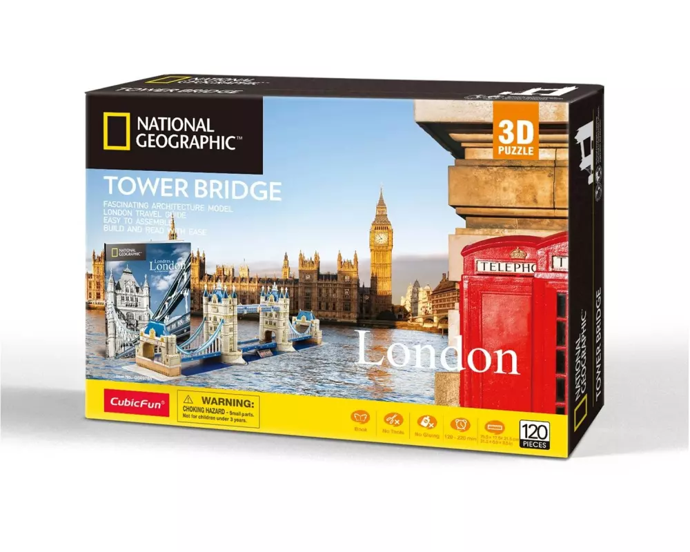 CubicFun 3D Puzzle Tower Bridge 120 Teile