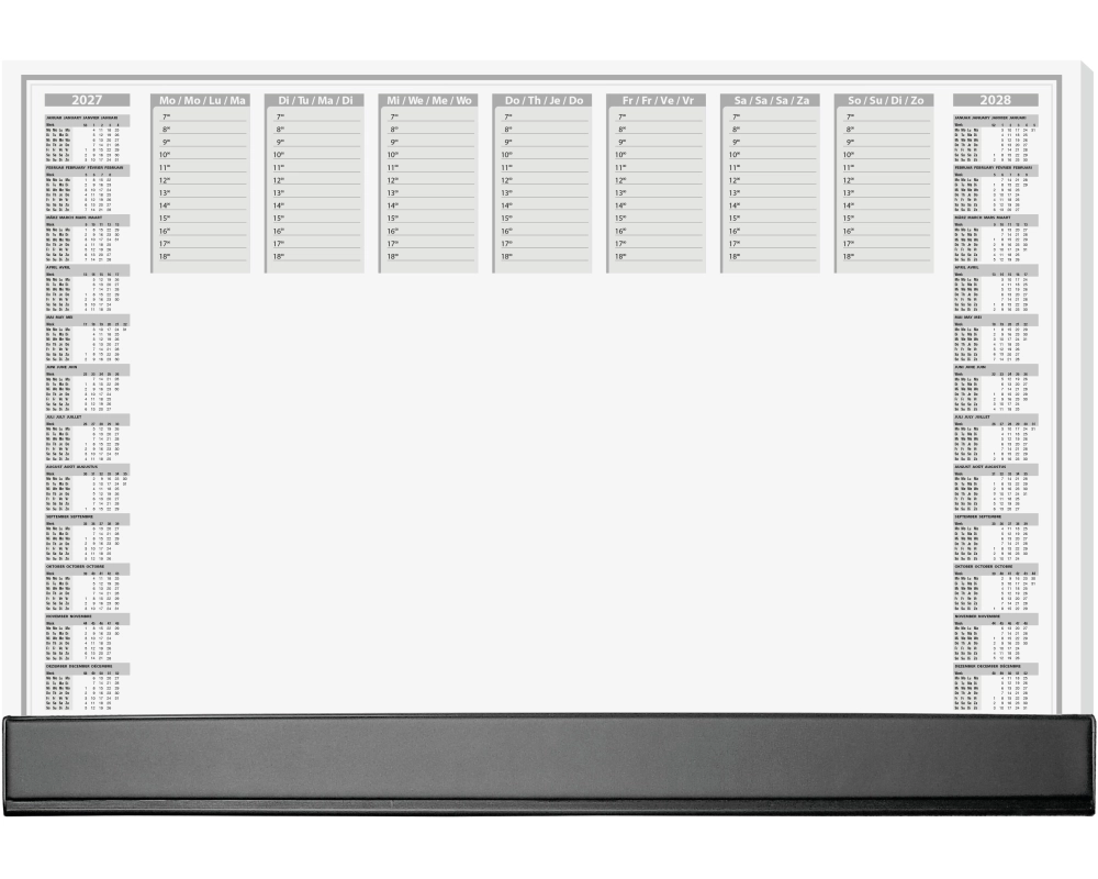 SIGEL Schreibunterlage Office 27/28 H7365 D/E/F/NL 40 Blatt 59.5x41cm