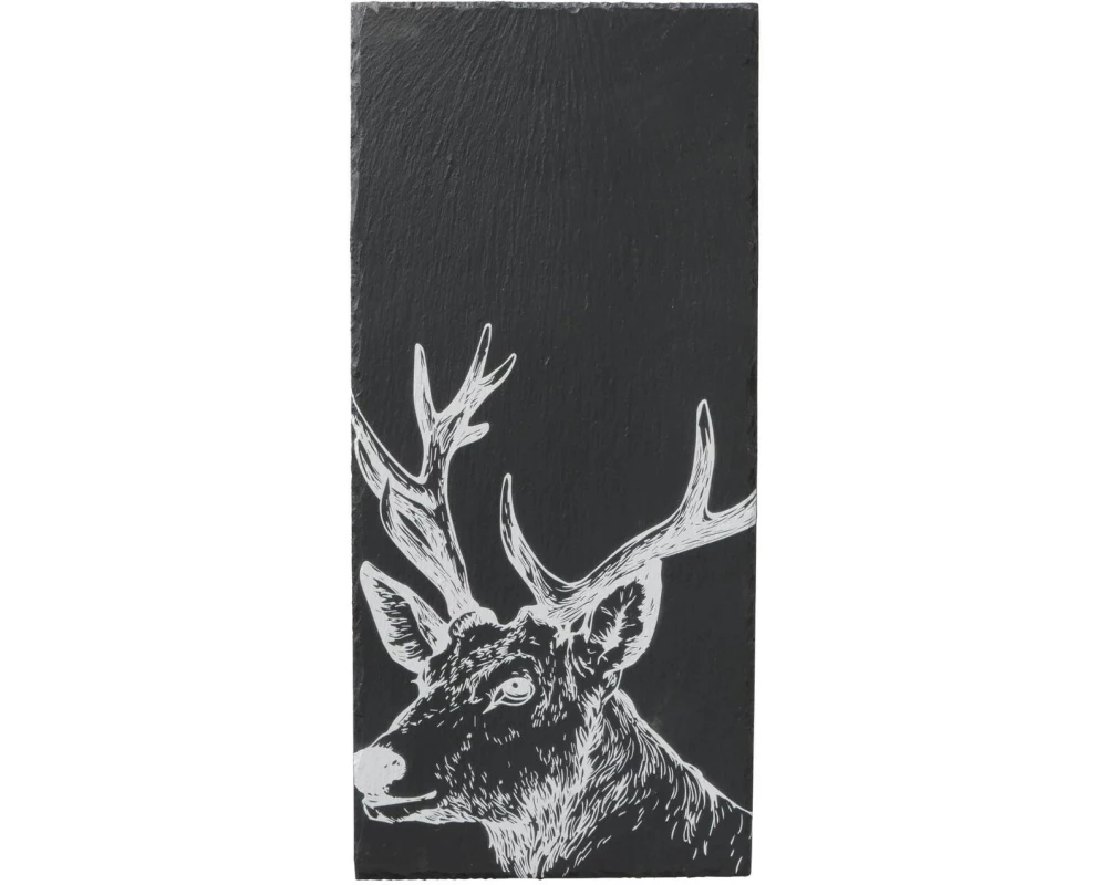 Boltze Deko Servierbrett Moritz Schiefer, 48 x 1.5 cm