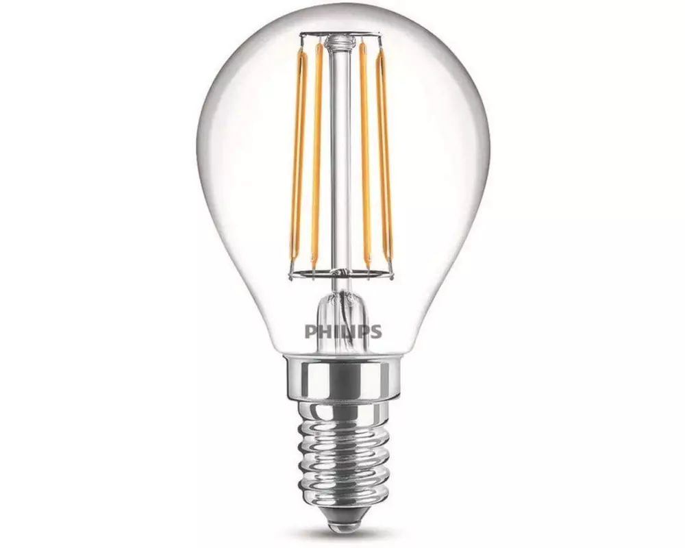 Philips Lampe LEDcla 40W E14 P45 WW CL ND 2PF Warmweiss (WW)