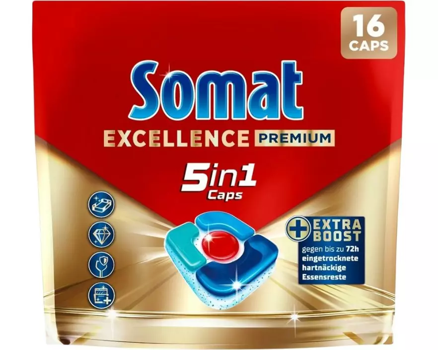 Somat Maschinenspülmittel Tabs Excellence Premium 16 Stück