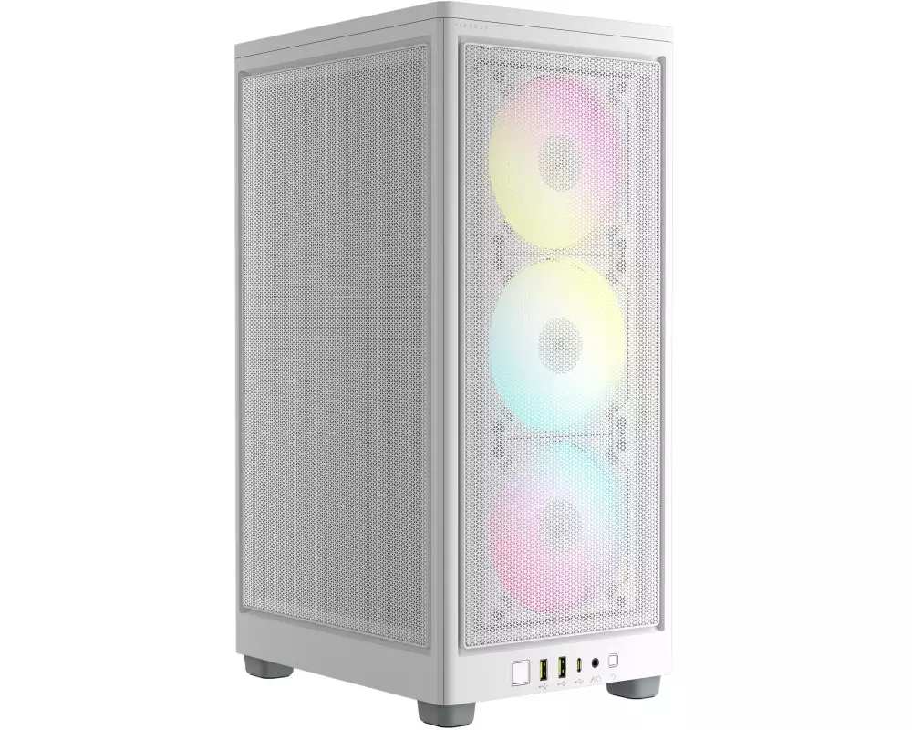Corsair PC-Gehäuse iCUE 2000D RGB Airflow Weiss