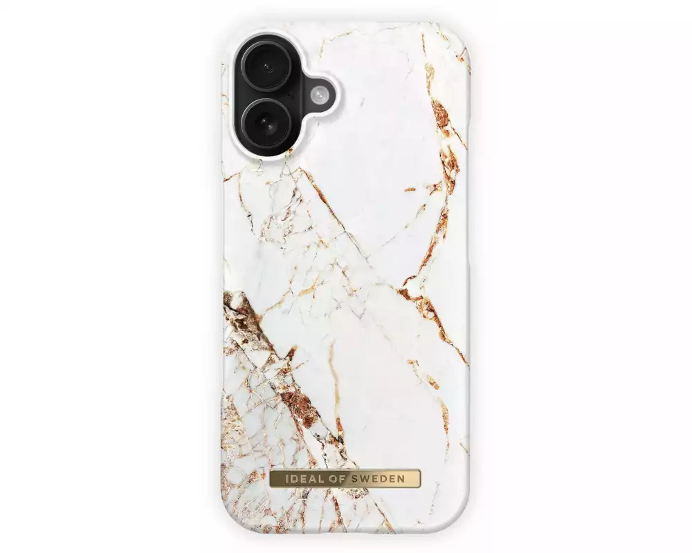 Ideal of Sweden Back Cover iPhone 16 Carrara Gold