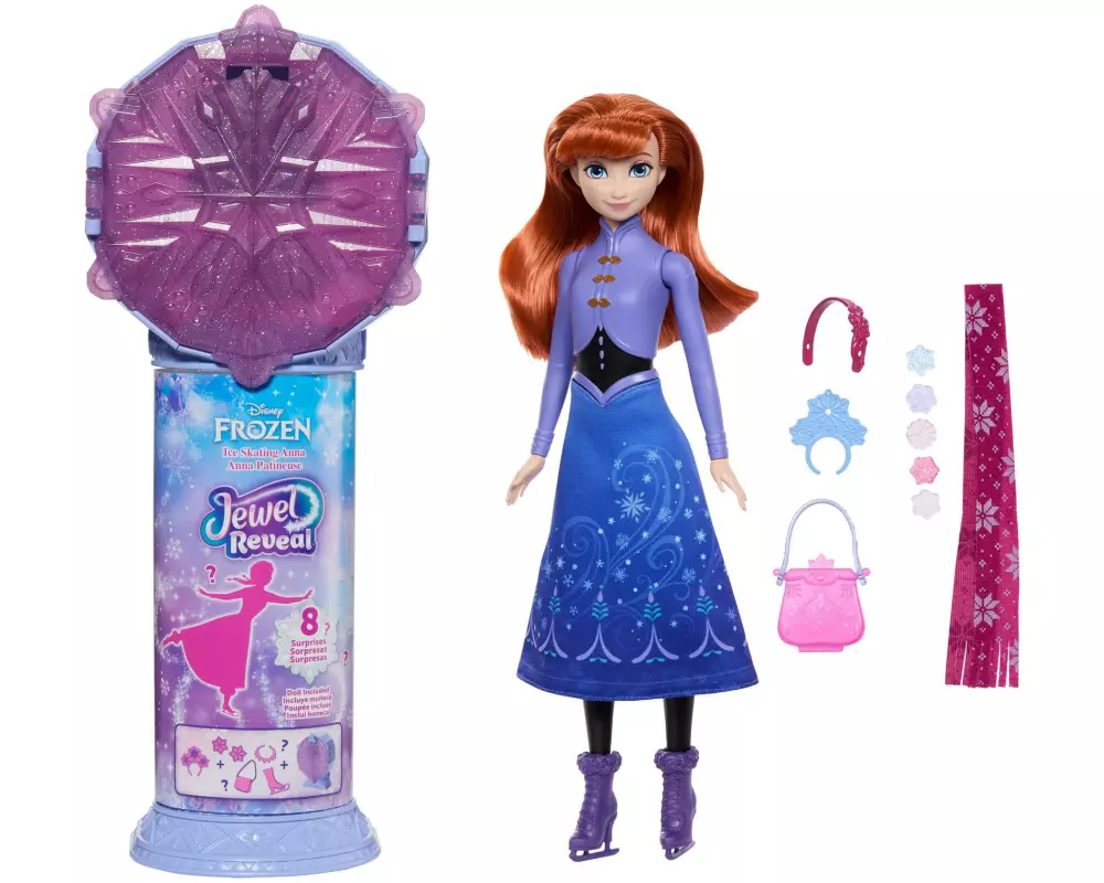 Disney Princess Puppe Eisläuferin Anna Assortiert