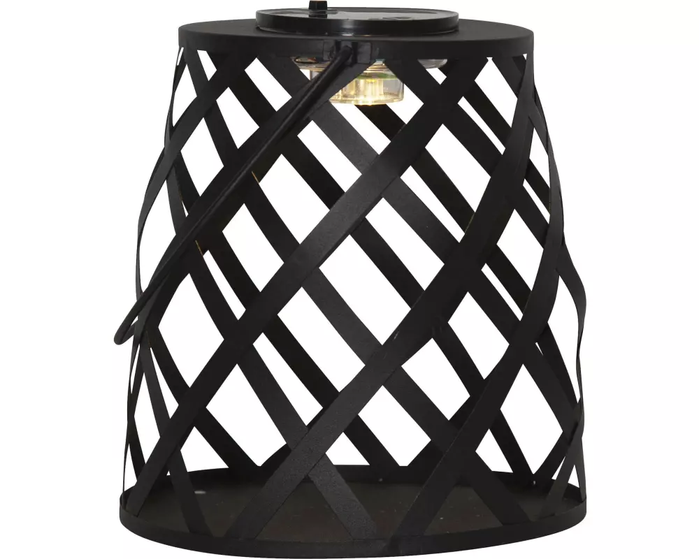 Star Trading Laterne Solar Calabria Schwarz