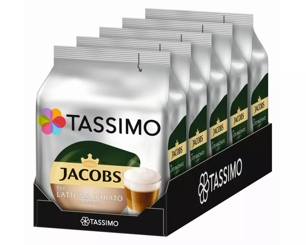 TASSIMO Kaffeekapseln T DISC Jacobs Latte Macchiato 40 Portionen