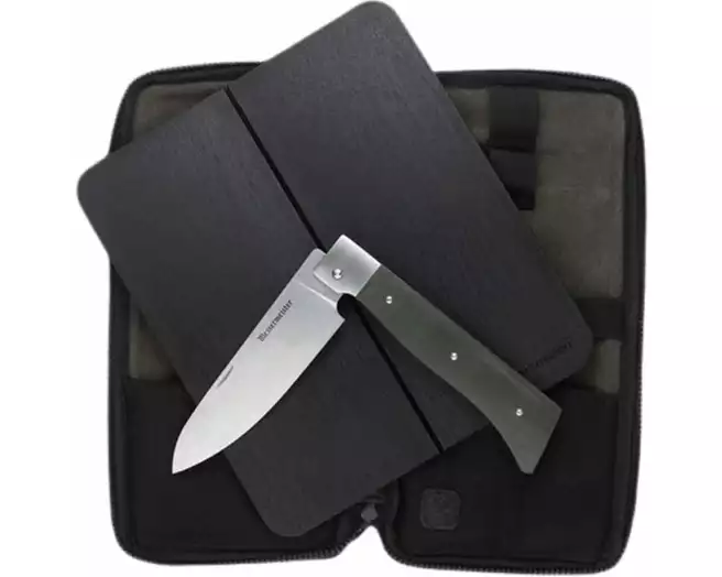 Messermeister Kochmesser Adventure Chef 3-teilig, Schwarz/Silber
