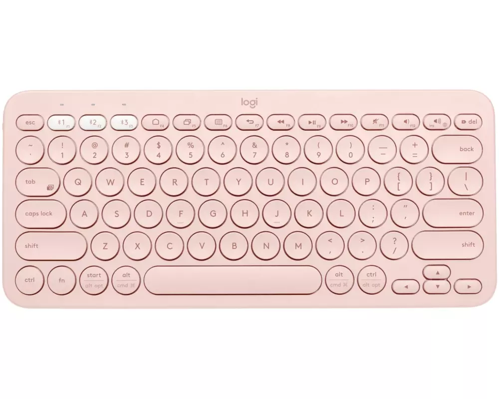 Logitech Bluetooth-Tastatur K380 Multi-Device Rosa