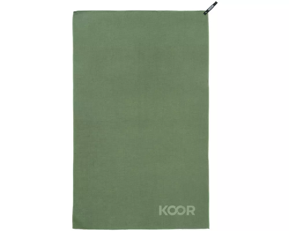 KOOR Badetuch Waffle 75 × 130 cm, Grün