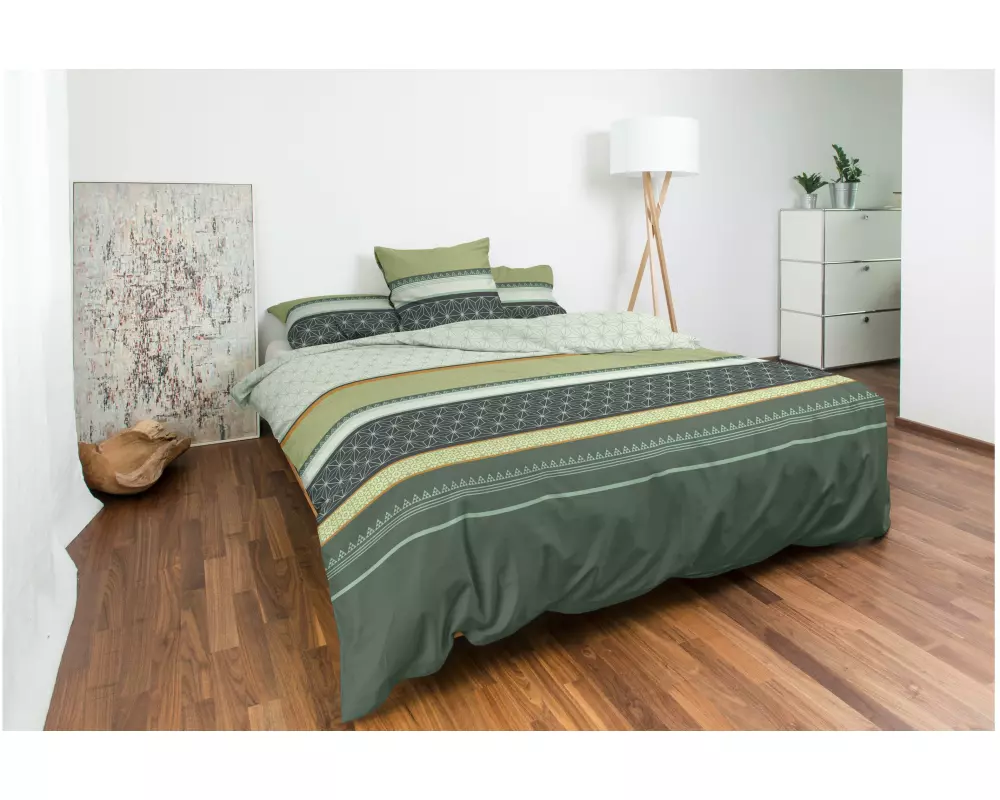 Nobilium Duvetbezug Millord 200 x 210 cm, Grün