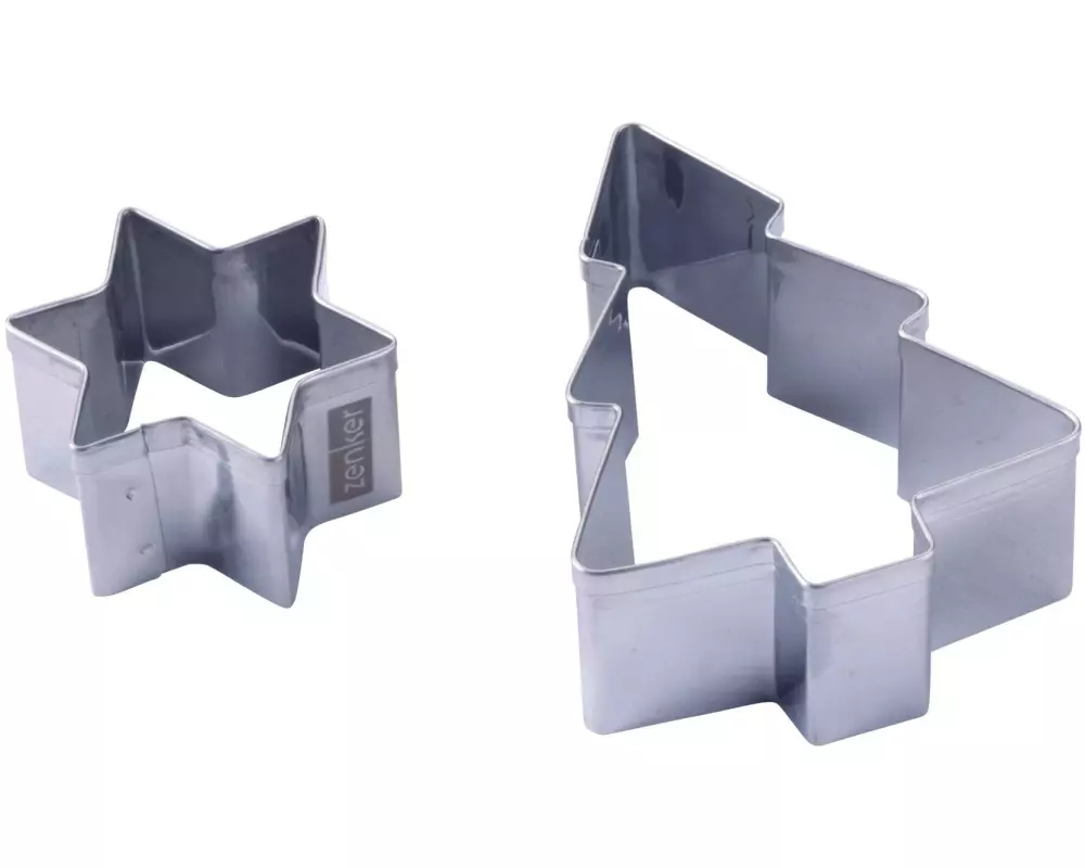 Zenker Guetzli-Ausstecher Weihnachtsbaum und Stern 2-teilig