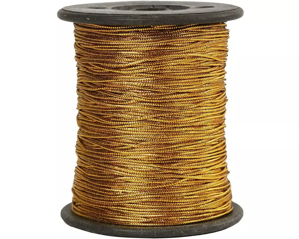 Creativ Company Anhängerband 0.5 mm x 100 m, Gold