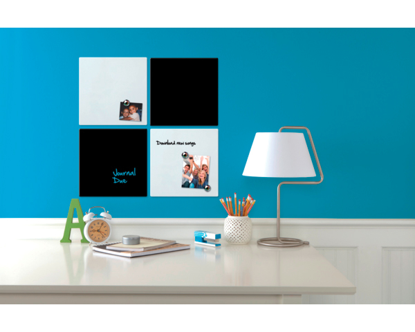 NOBO Quartet magnethaftend 1903774 360x360mm schwarz