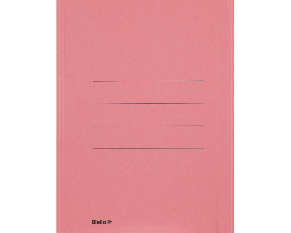 BIELLA Einlagemappe m. Klappe A4 25040145U rot 240g/m2 50 Stück