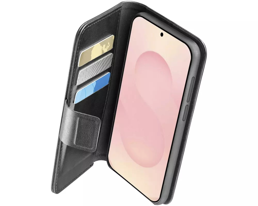 Cellular Line Book Cover Book Agenda 2 Galaxy S25 Edge Schwarz