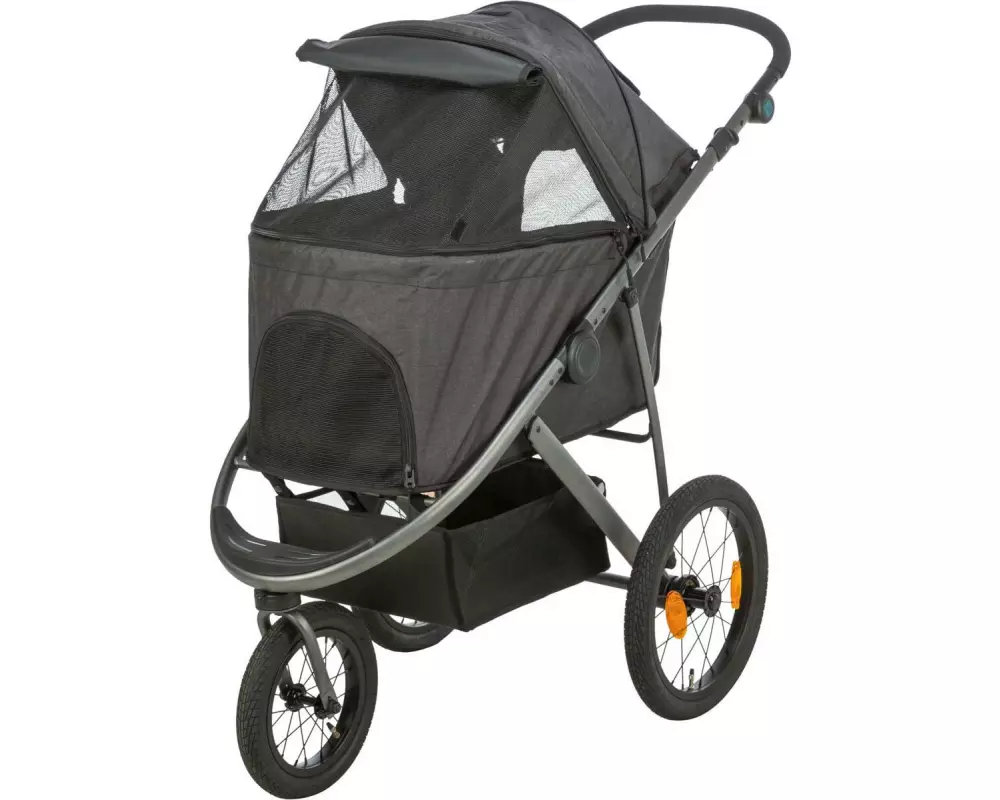 Trixie Buggy 60 × 112 × 120 cm, 12.5 kg, Schwarz/Petrol