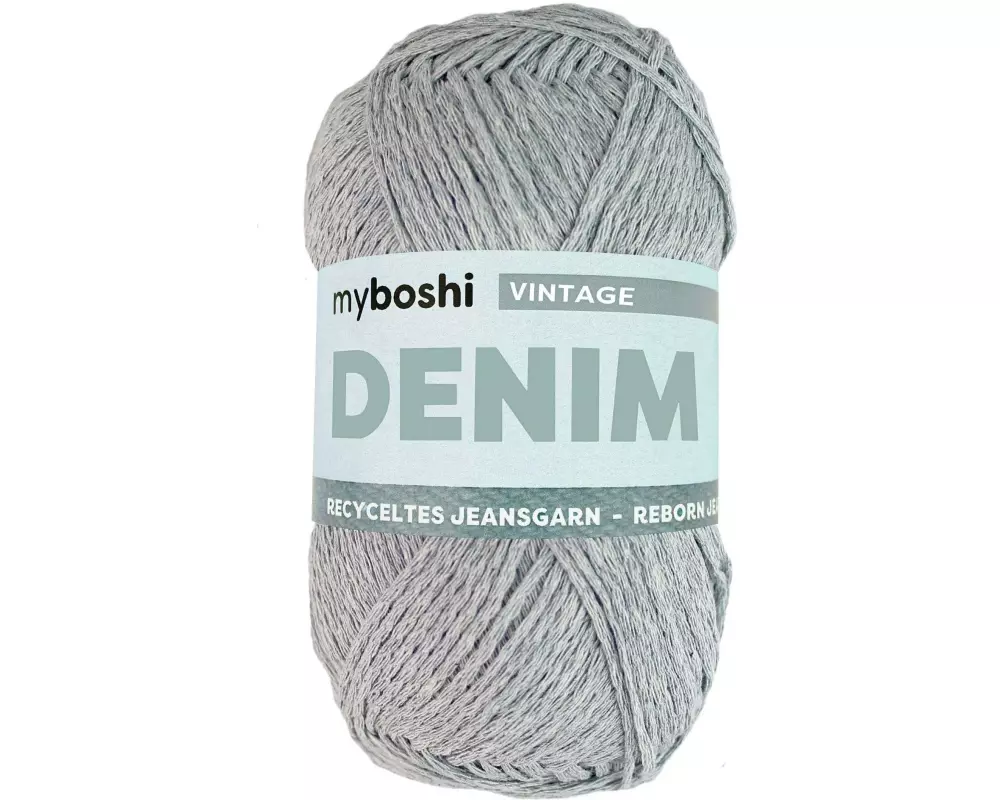 myBoshi Wolle Denim Vintage Hellblau, 50 g, 140 m