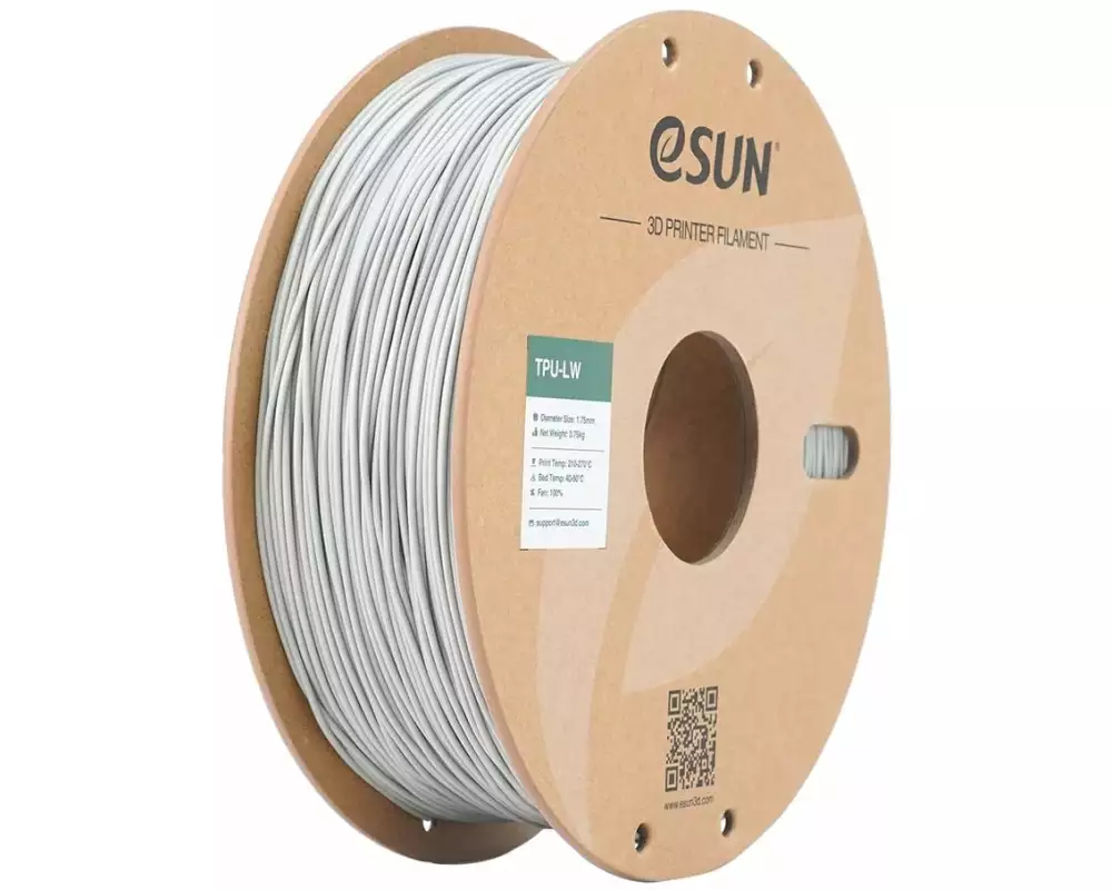 eSun Filament TPU LW Grau 1.75 mm 1 kg
