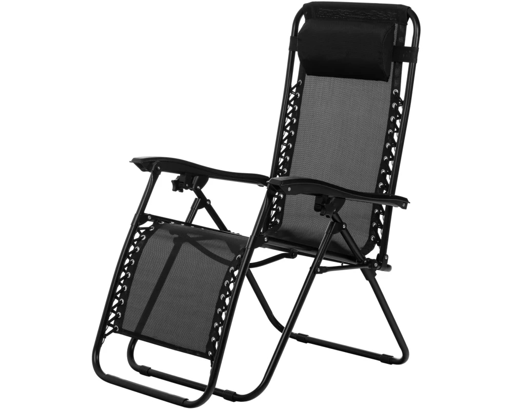 COCON Liegestuhl, Schwarz