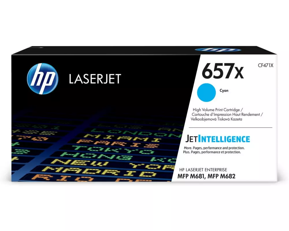 HP Toner Nr. 657X (CF471X) Cyan