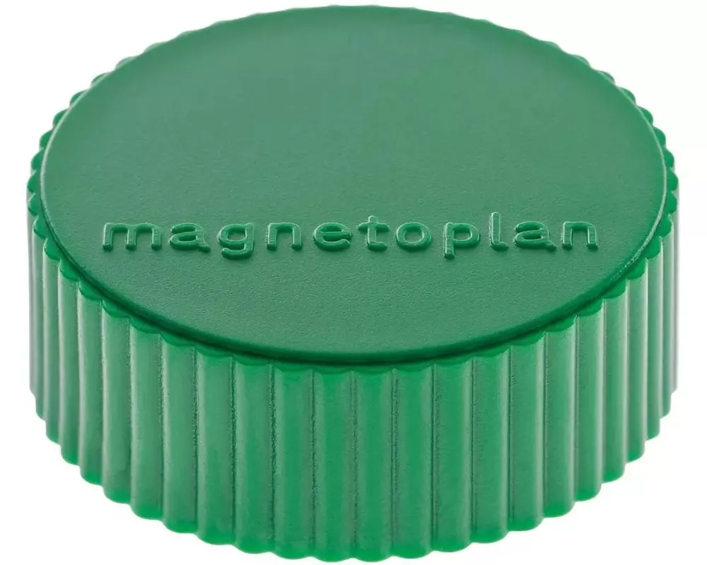 Magnetoplan Haftmagnet Discofix Magnum Ø 3.4 cm Grün, 10 Stück