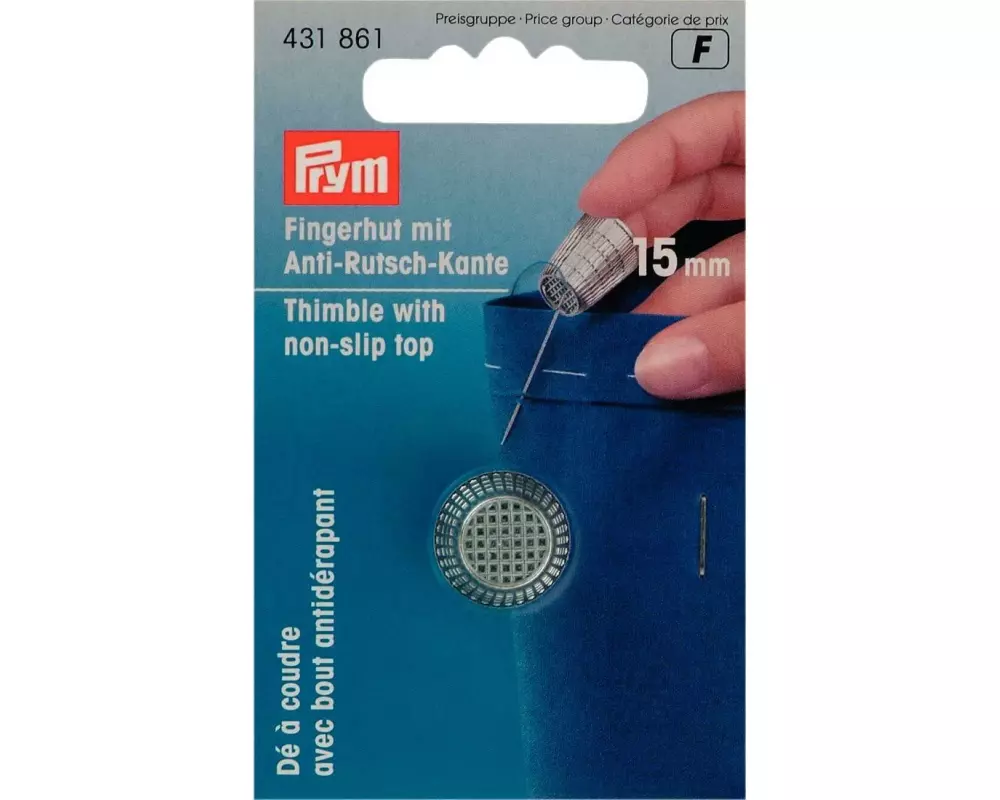 Prym Fingerhut Ø 1.5 cm Silber
