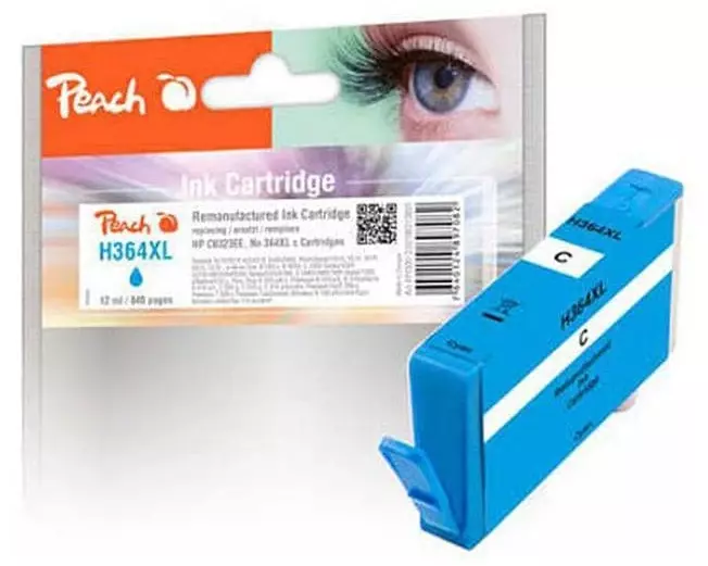 Peach Tinte HP Nr. 364XL (CB323EE) Cyan