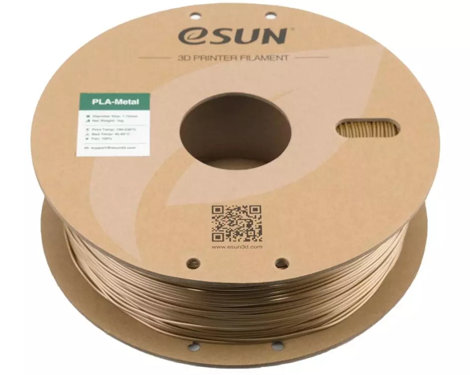 eSun Filament PLA+ Metall Messing 1.75 mm 1 kg